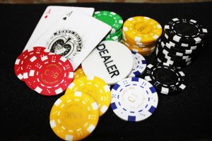Kasino, das Chips spielt